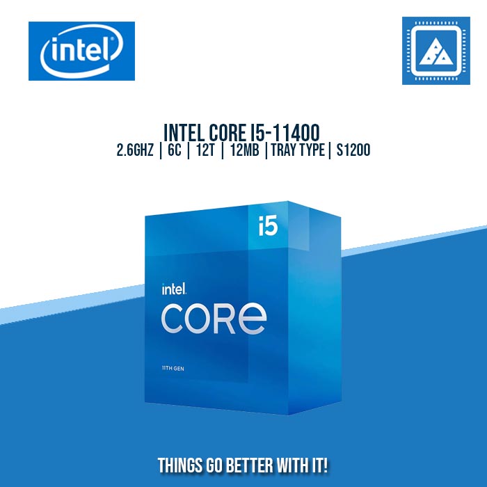 INTEL CORE I5-11400 2.6GHZ | 6C | 12T | 12MB |TRAY TYPE| LGA1200 INTEL CORE I5-11400 2.6GHZ | 6C | 12T | 12MB |TRAY TYPE| LGA1200